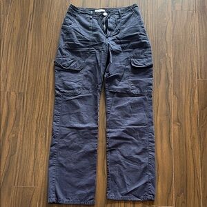 Zara Dark Blue Cargo Pants